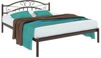 Фото metallicheskie-krovati кровать односпальная надежда (см 120х200) ламели производитель Милсон