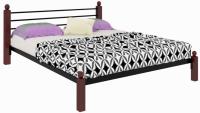 Кровать двуспальная Милана Lux (СМ 180х190) трубка металл в интернет магазине Планета Комфорта Фото derevyannye-krovati кровать двуспальная милана lux (см 180х190) трубка металл производитель Милсон