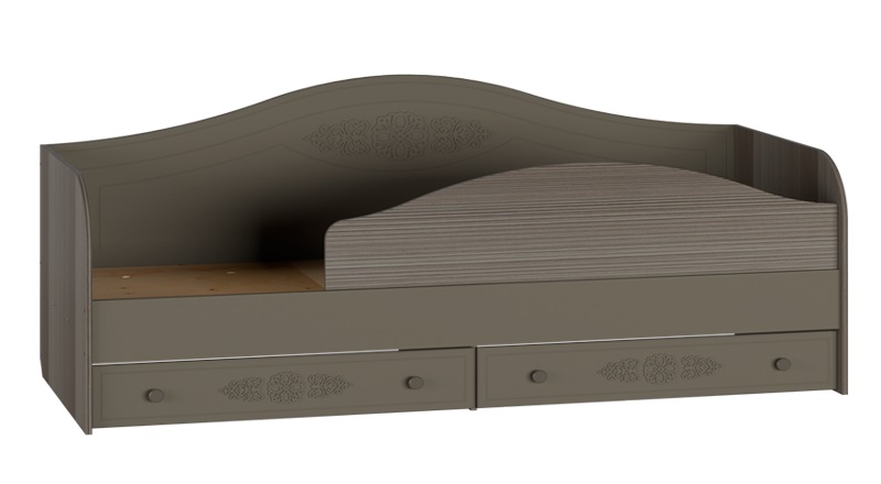 Фото Кровать односпальная Ассоль плюс АС-10 (СМ 80х200) комплектуется настилом от производителя Компасс в Красноперекопске по цене 27 800 ₽