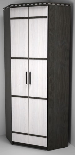 Фото Шкаф Ольга-13 (80) угловой  от производителя Фант-мебель в Красноперекопске по цене 12&nbsp;040 ₽