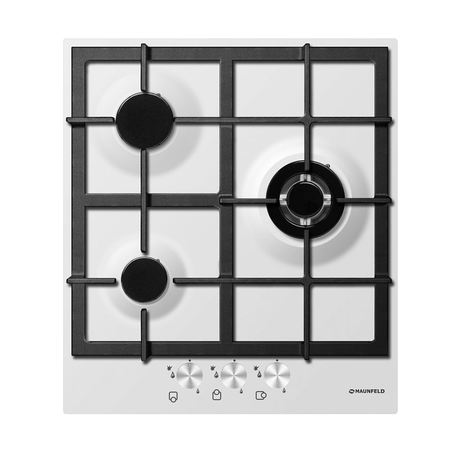 Фото Варочная поверхность газовая 3-х комф. MGHE 43 71 (450х520) от производителя Maunfeld в Красноперекопске по цене 15 450 ₽