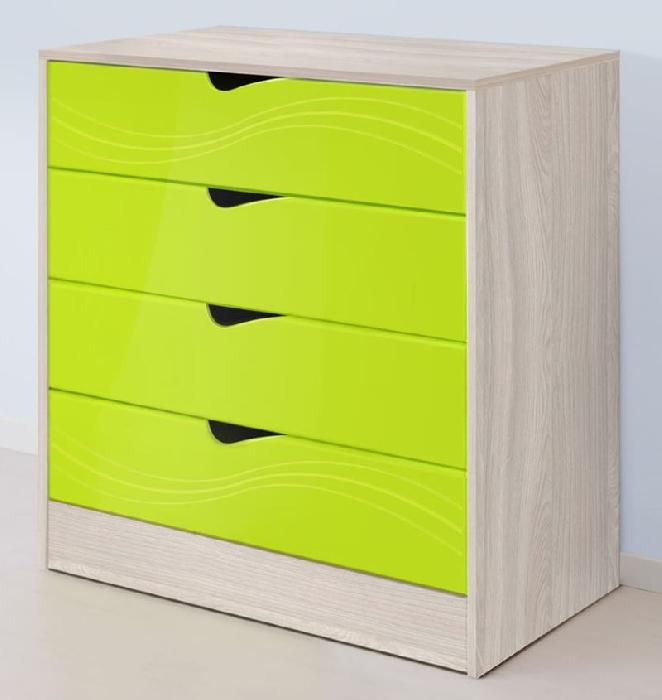 Комод Бриз МДФ (ясень светлый-лайм (Диал) ) Комод Бриз МДФ (ясень светлый-лайм (Диал) )