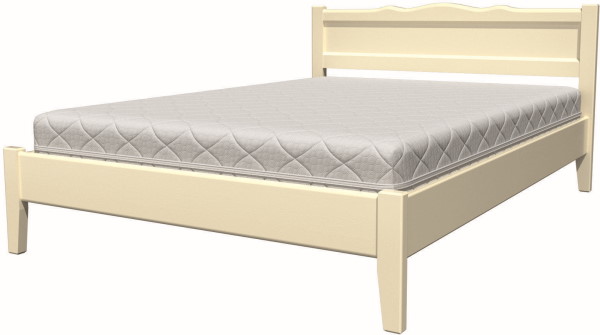 Фото Кровать двуспальная Карина-7 (СМ 140х200) без основания с универсальными царгами от производителя Браво-мебель в Красноперекопске по цене 14 520 ₽