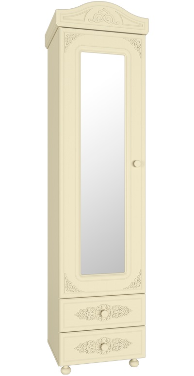 Фото Шкаф-пенал Ассоль плюс АС-1 с зеркалом от производителя Компасс в Красноперекопске по цене 28 310 ₽