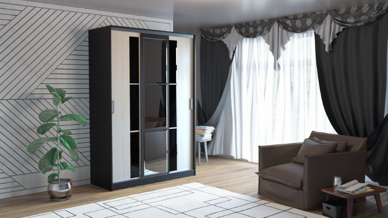 Фото Шкаф-купе ПШ-3.2 (3 двери) от производителя Росток в Красноперекопске по цене 32&nbsp;390 ₽