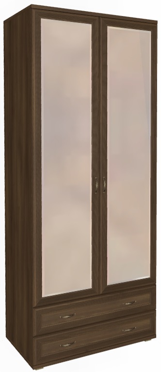 Фото Шкаф Карина ШК-1007 (90) двухдверный от производителя Лером в Красноперекопске по цене 36&nbsp;540 ₽