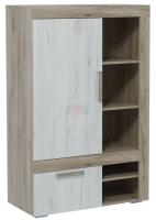 Фото raspashnoy-shkaf шкаф комбинированный низкий ольга-19 производитель Фант-мебель