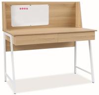 Стол компьютерный Signal B 195 (металл, мдф-дуб,  белый (Signal) ) в Красноперекопске от производителя 