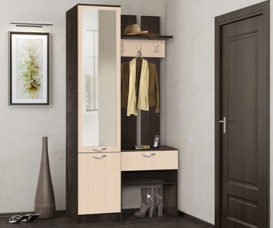 Фото Прихожая Иннэс-3 (левая) от производителя Диал в Красноперекопске по цене 7&nbsp;650 ₽