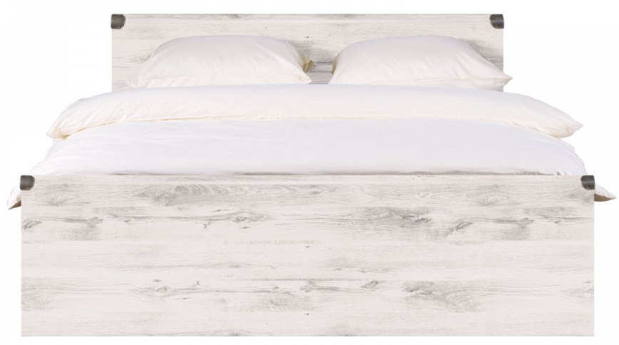 Фото Кровать двуспальная Индиана JLOZ (СМ 160х200) без основания от производителя Black Red White (БРВ) в Красноперекопске по цене 17&nbsp;850 ₽