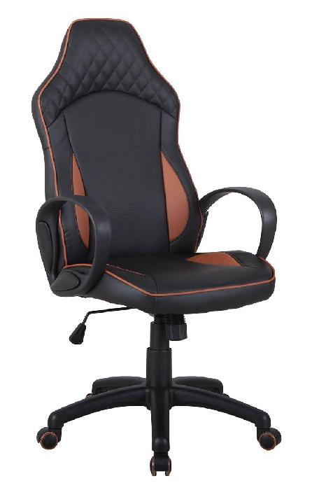 Кресло геймерское Спиди (Speedy)  (Материал обивки: кожзам, цвет обивки: черный-коричневый (Tetchair) )