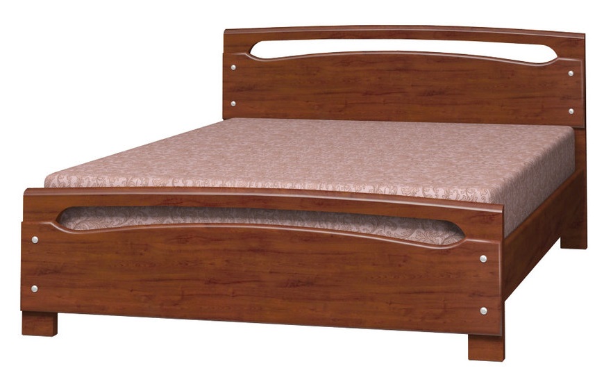 Фото Кровать двуспальная Камелия-2 (СМ 140х200) без основания с универсальными царгами от производителя Браво-мебель в Красноперекопске по цене 17 120 ₽