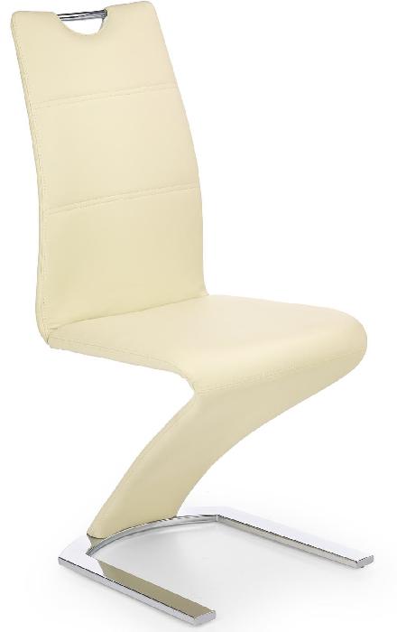 Стул Halmar K188 ( Обивка стула:экокожа , хром, ванильный (Halmar ) ) Стул Halmar K188 ( Обивка стула:экокожа , хром, ванильный (Halmar ) )