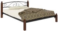 Кровать двуспальная Вероника Lux (СМ 180х190) трубка металл в интернет магазине Планета Комфорта Фото derevyannye-krovati кровать двуспальная вероника lux (см 180х190) трубка металл производитель Милсон