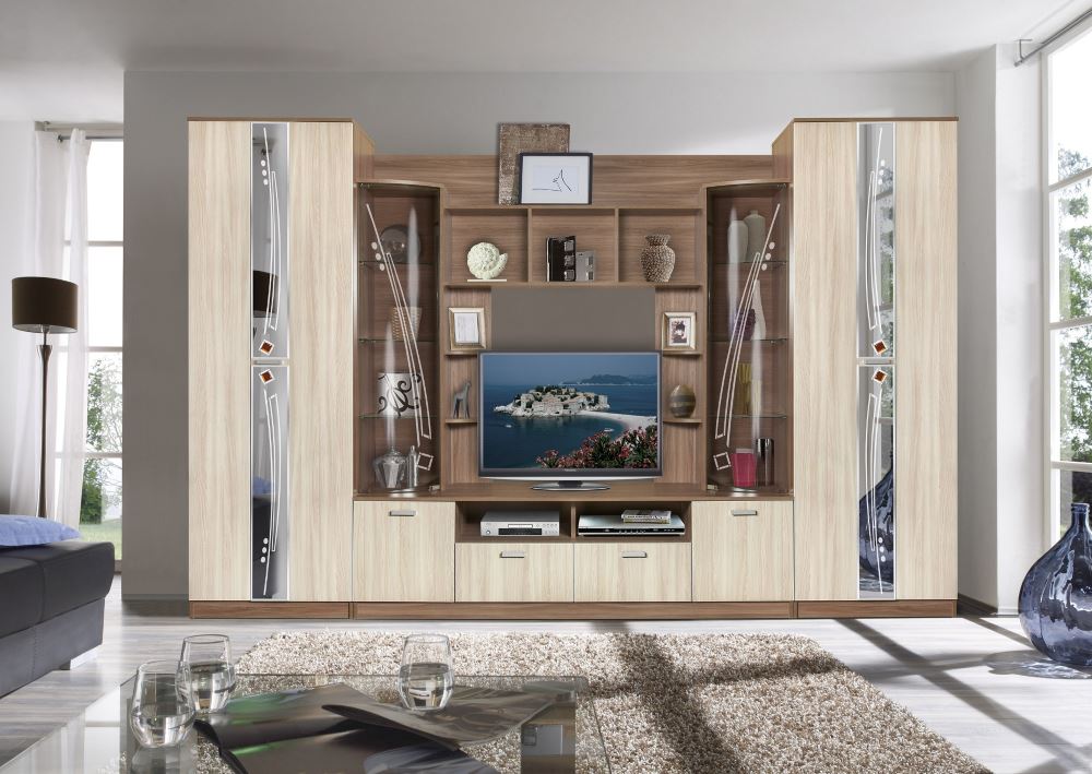 Фото Стенка Мадрид 7 от производителя Мебель Маркет в Красноперекопске по цене 50 950 ₽