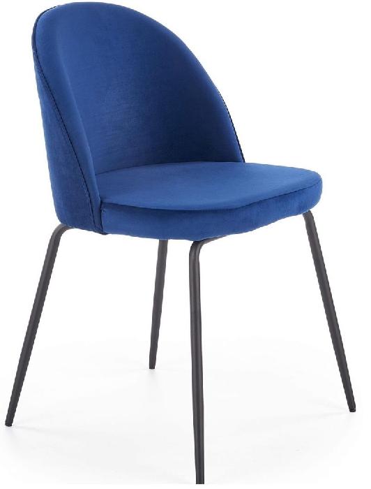 Стул Halmar K314 ( Обивка стула:ткань, черный, синий (Halmar ) ) Стул Halmar K314 ( Обивка стула:ткань, черный, синий (Halmar ) )