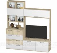 Фото gostinye-so-shkafom центральная секция белладжио цс-03 производитель Мебелони