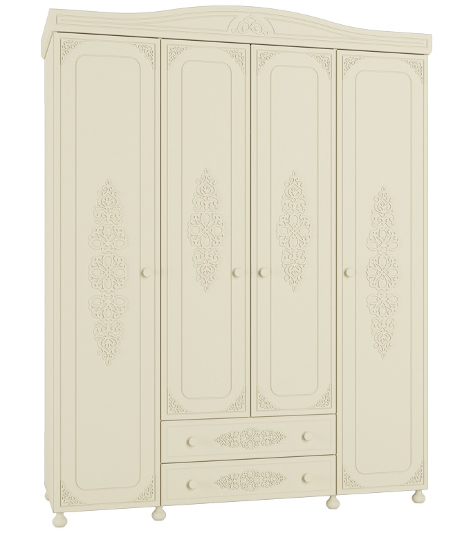 Фото Шкаф Ассоль плюс АС-28 (173) четырехдверный от производителя Компасс в Красноперекопске по цене 71&nbsp;310 ₽