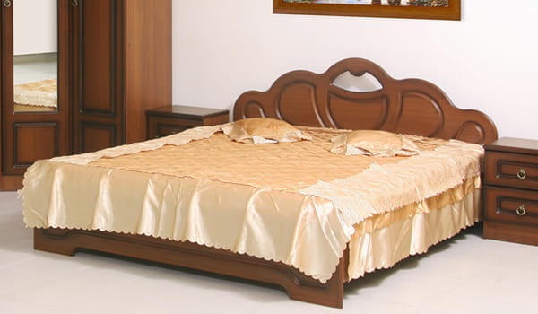 Фото Кровать двуспальная Кэт-2 Эвита низ.щиток (СМ 160х200) не комплектуется настилом от производителя Диал в Красноперекопске по цене 11 680 ₽