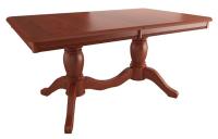 1. Николь 2 - стильный прямоугольный стол на фигурной ножке