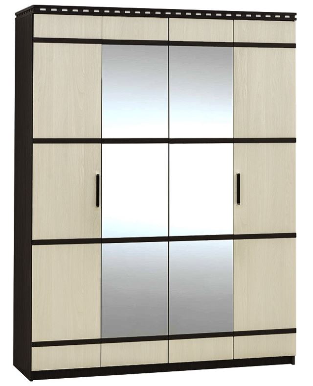 Фото Шкаф Ольга-13 (168) четырехдверный  от производителя Фант-мебель в Красноперекопске по цене 24 300 ₽