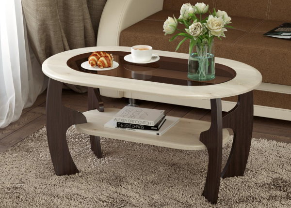 Фото Стол журнальный Маджеста-2 от производителя Олмеко в Красноперекопске по цене 6&nbsp;650 ₽