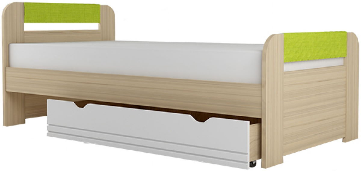 Фото Кровать односпальная Стиль 900.3 (СМ 90х200) с основанием  от производителя Аквилон в Красноперекопске по цене 19&nbsp;840 ₽