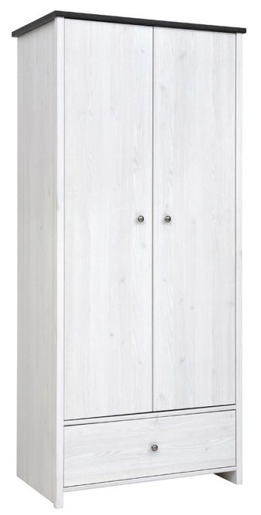 Фото Шкаф Порто SZF2D1S (89) двухдверный от производителя Black Red White (БРВ) в Красноперекопске по цене 20 080 ₽