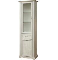 Шкаф-витрина 32.06 Сохо (бетон пайн белый-бетон пайн патина (Олмеко) ) в Красноперекопске от производителя 