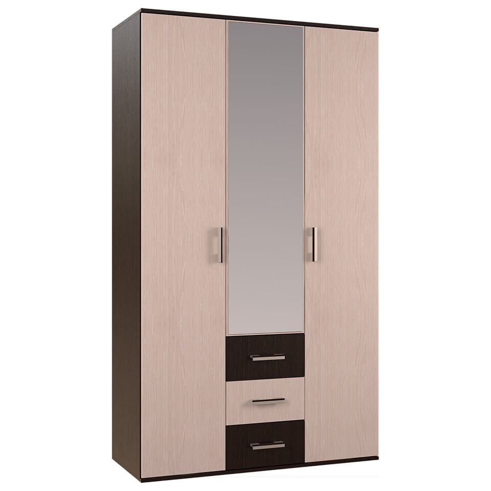 Фото Шкаф Белла (120) трехдверный  от производителя БТС  в Красноперекопске по цене 13&nbsp;310 ₽