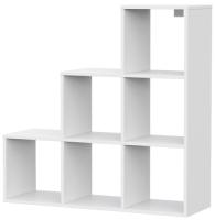 Стеллаж Токио (лесенка) (белый текстурный (No name) ) в Красноперекопске от производителя 