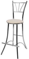 Фото  стул барный трилогия (хром) производитель Кристалл