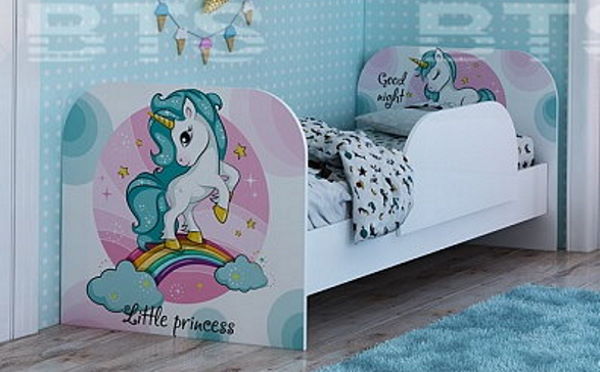 Фото Кровать детская Тойс КР-08 (СМ 80х180) от производителя БТС  в Красноперекопске по цене 10&nbsp;440 ₽