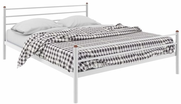 Фото Кровать двуспальная Милана Plus (СМ 180х200) трубка металл от производителя Милсон в Красноперекопске по цене 14 160 ₽
