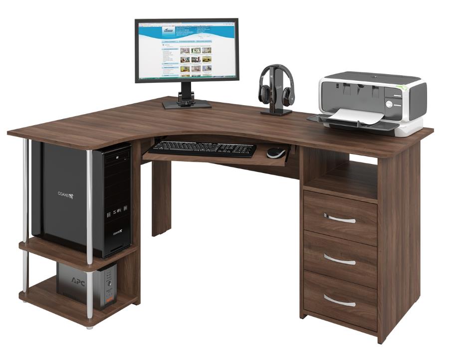 Фото Стол компьютерный С-237 от производителя Компасс в Красноперекопске по цене 17 930 ₽