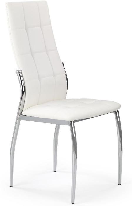 Стул Halmar K209 ( Обивка стула:экокожа , хром, белый (Halmar ) ) Стул Halmar K209 ( Обивка стула:экокожа , хром, белый (Halmar ) )