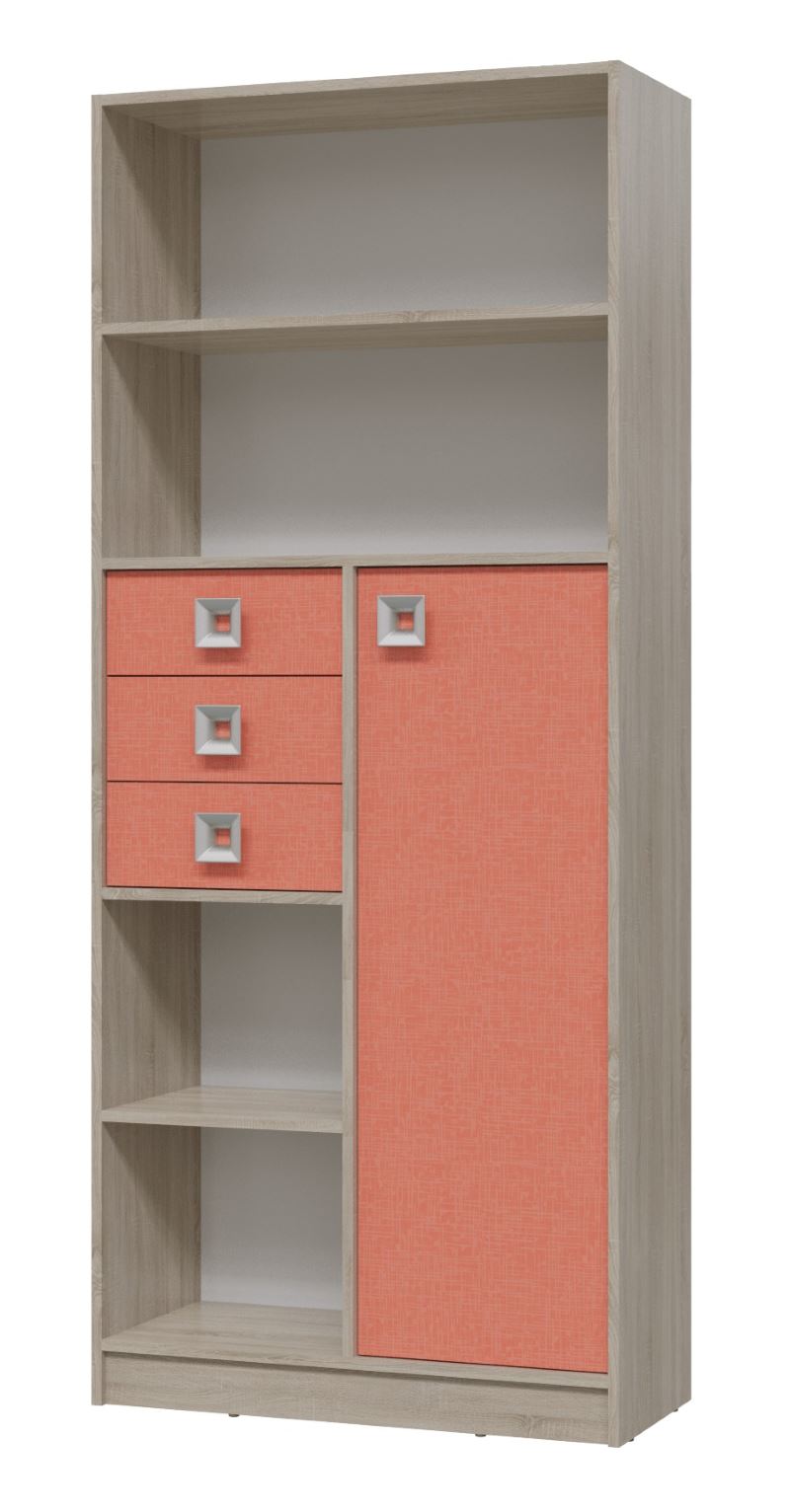 Фото Шкаф-стеллаж Сити с ящиками от производителя Гранд Кволити в Красноперекопске по цене 13&nbsp;560 ₽