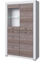 Фото  шкаф-витрина 1v2d3s оливия (olivia) производитель Анрэкс