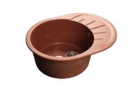 Мойка Granfest GF-R580L (ГР 580х450хh200) (шир.ящ.min 450) (Цвет мойки розовый) в Красноперекопске от производителя в интернет магазине Планета Комфорта Мойка Granfest GF-R580L (ГР 580х450хh200) (шир.ящ.min 450) (Цвет мойки розовый) в Красноперекопске от производителя
