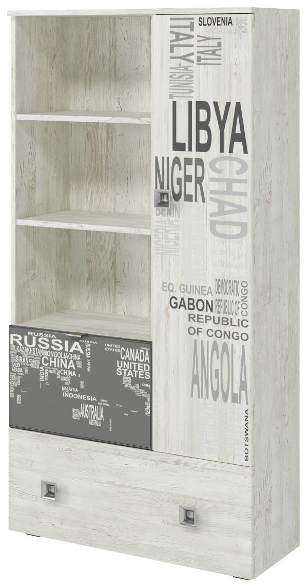 Фото Шкаф книжный Поло от производителя Регина в Красноперекопске по цене 9&nbsp;430 ₽