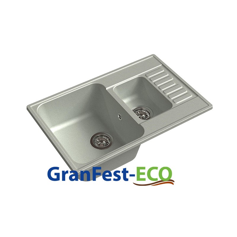 Фото Мойка Granfest eco-21К (ГР 740х480хh200) (шир.ящ.min 720) без сифона от производителя Granfest в Красноперекопске по цене 4 100 ₽