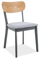 Стул Signal Vitro ( Обивка стула:ткань, графит/дуб, серый (Signal) ) в Красноперекопске от производителя 