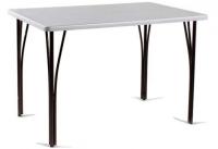 Стол обеденный Граф (металл, мдф-ясень серебро,  медный антик (Бител) ) в Красноперекопске от производителя 