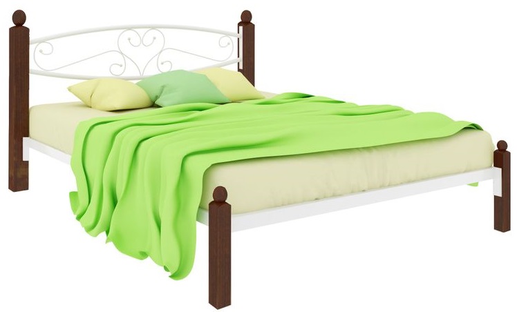 Фото Кровать двуспальная Каролина Lux (СМ 140х200) трубка металл от производителя Милсон в Красноперекопске по цене 18 920 ₽