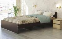 Кровать двуспальная К-12 (СМ 140х200) комплектуется настилом ( 140х200 , ЛДСП , венге , без подъемного мех. , без ящиков , без матраса (Ромис) ) в Красноперекопске от производителя 