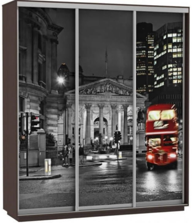 Фото Шкаф-купе Экспресс Трио Фото (1,8х0,6х2,2 - 3 двери) от производителя Мебельная компания Е1 в Красноперекопске по цене 44 410 ₽