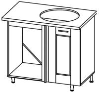 Кухня Селена К-78 стол-мойка угловая 1000 правая в интернет магазине Планета Комфорта Фото tumby-pod-moyku-na-kukhnyu кухня селена к-78 стол-мойка угловая 1000 правая производитель Ставрополь Мебель