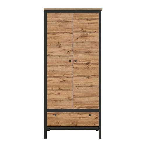 Фото Шкаф Loft SZF2D1S (62) двухдверный от производителя Black Red White (БРВ) в Красноперекопске по цене 26 620 ₽