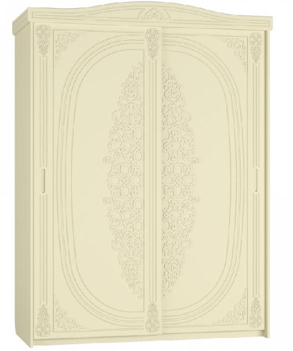 Шкаф-купе Ассоль плюс АС-20 (2 двери) (Материал дверей:мдф, цвет дверей:ваниль, цвет каркаса:ваниль (Компасс) )