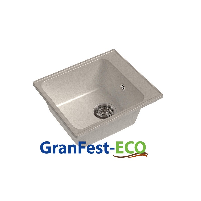 Фото Мойка Granfest eco-17 (ГР 420х480хh200) (шир.ящ.min 400) без сифона от производителя Granfest в Красноперекопске по цене 2 640 ₽